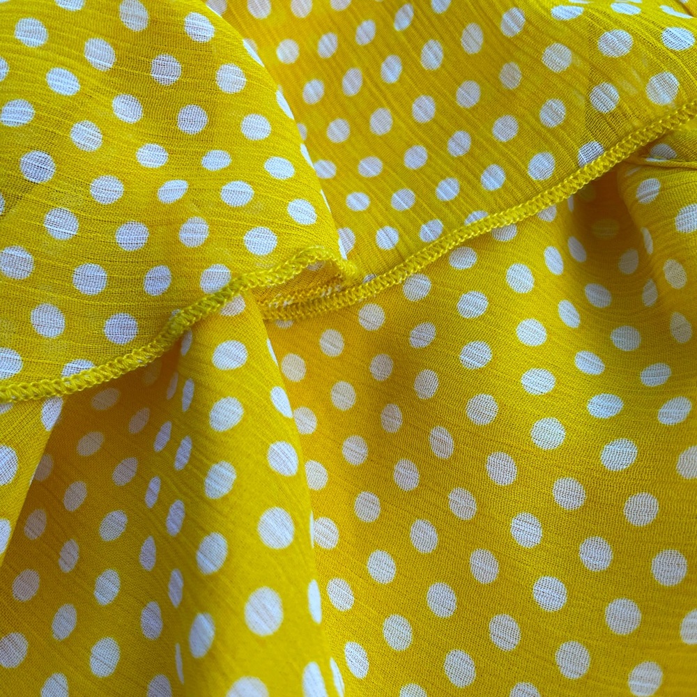 BeBop Yellow polka dot Sundress 💛 Small